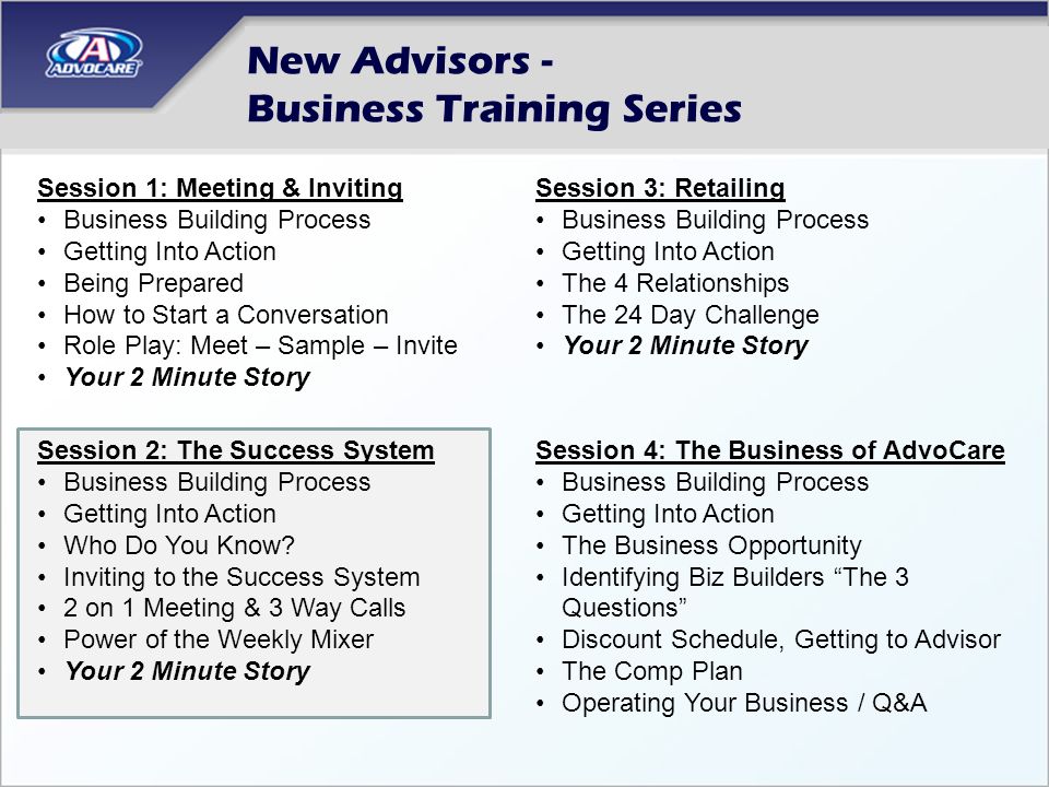 Advocare business presentation powerpoint